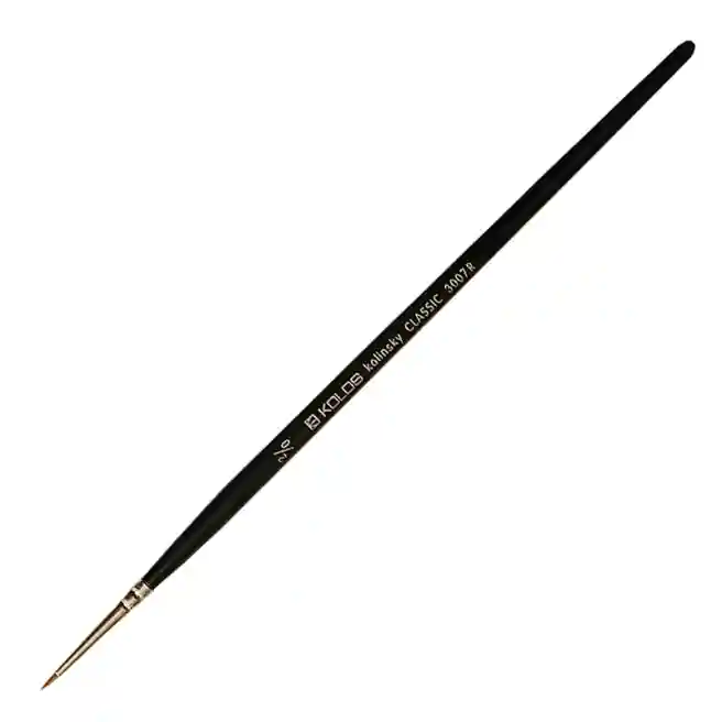 Pensula rotunda, kolonoc Classic 3007R, № 00, KOLOS