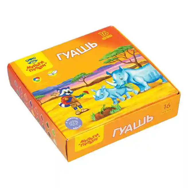 Guaşă Multi-Pulti, 16 culori, 20ml