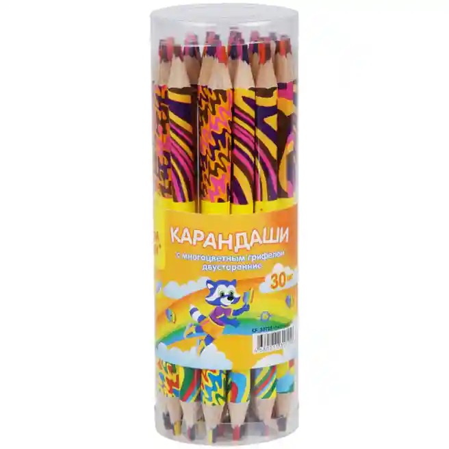 Creion cu mină multicoloră Multi-Pulti, Maxi, bilateral, ascuţit, (per unitate)