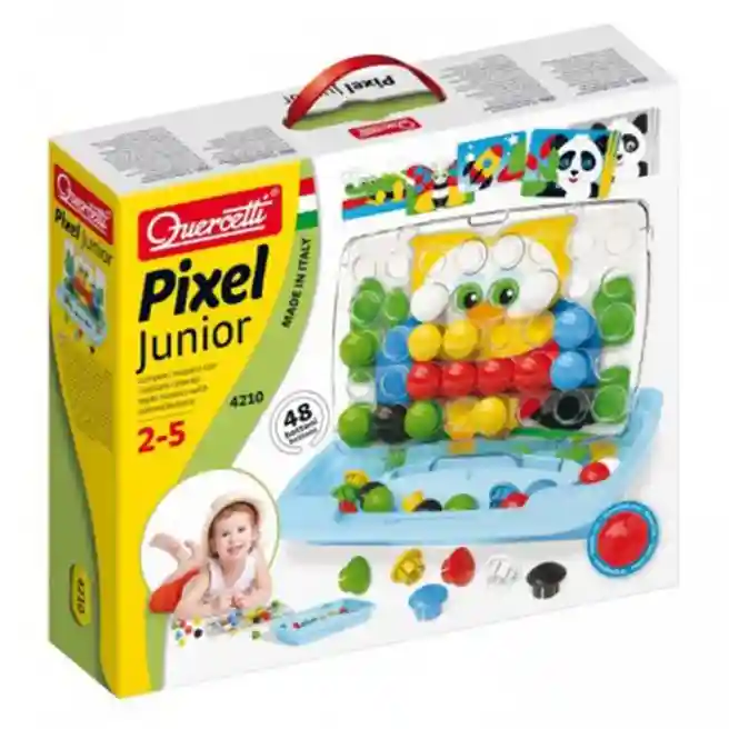 QC Мозаика крупная Quercetti Pixel Junior, 48 эл, код 47073