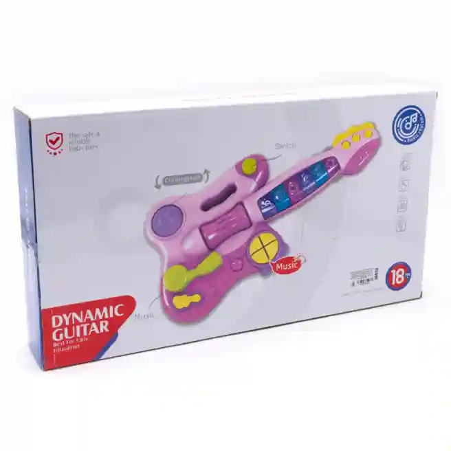 Гитара детская "Dynamic Guitar" синяя, код 36032