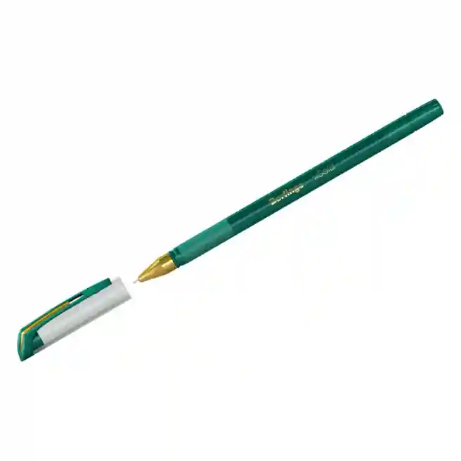 Pix cu bilă Berlingo "xGold" verde, 0,7mm, grip