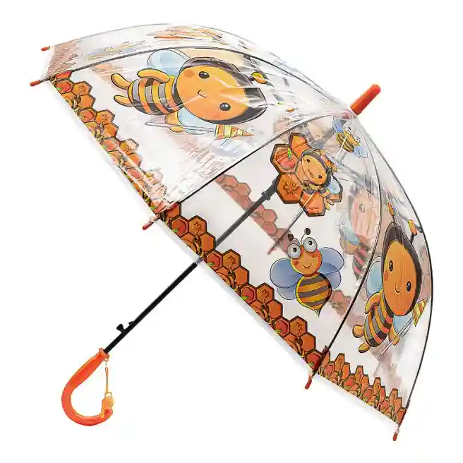 Umbrelă pentru copii "Albinuța" transparentă, cod 154670