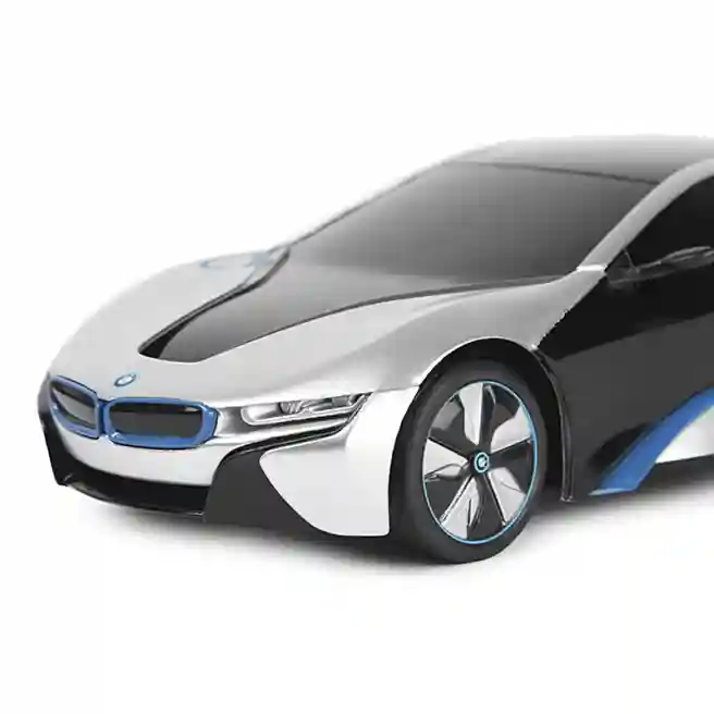 RS Машина р/у RASTAR 1:24 BMW i8, серебряная, код 50614