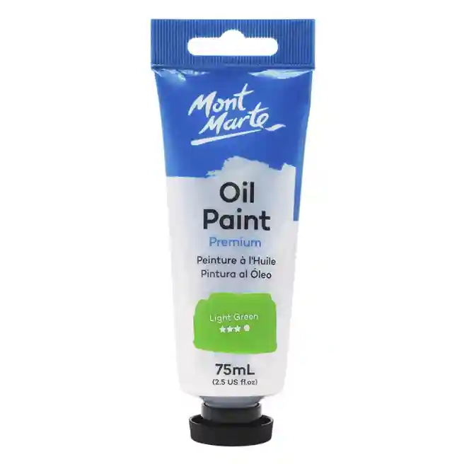 Vopsele M.M. Oil Paint, de ulei, 75 ml verde Light Green