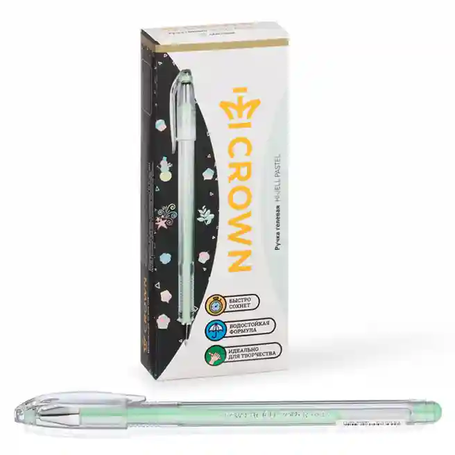 Pix gel Crown "Hi-Jell Pastel" verde pastel, 0,8mm HJR-500P