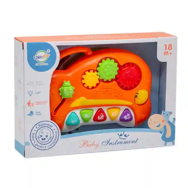 Музыкальная игрушка, оранж., код 37057