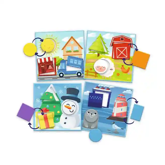 TF Игра настольная Colours and shapes (RU), код 47902