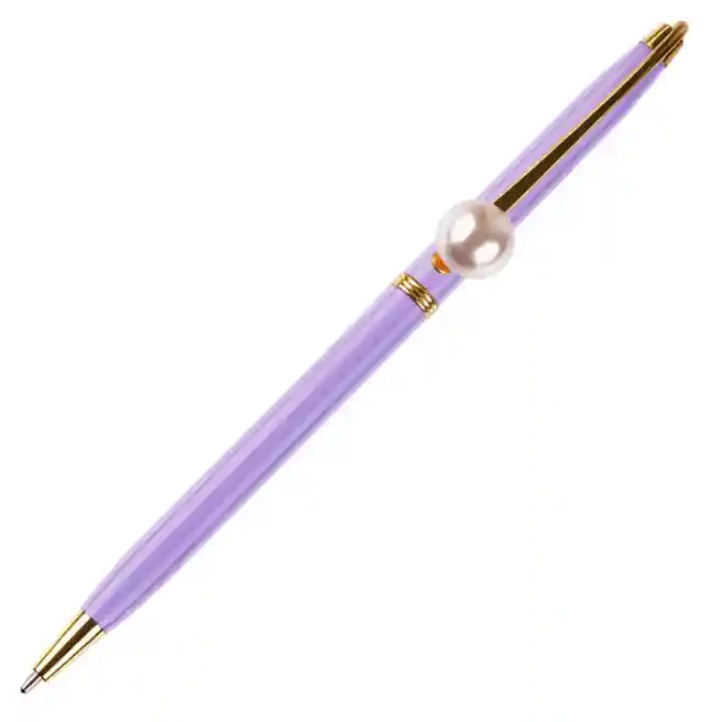 Ручка шариковая автоматич. MESHU "Lilac jewel" синяя, 1,0мм