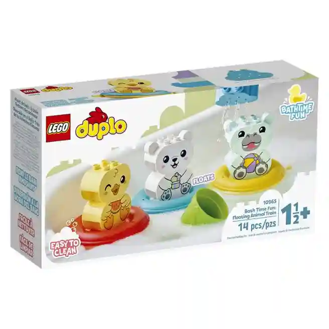 Constructor LEGO Duplo Distractie la baie: Tren cu animale plutitoare, art. 10965