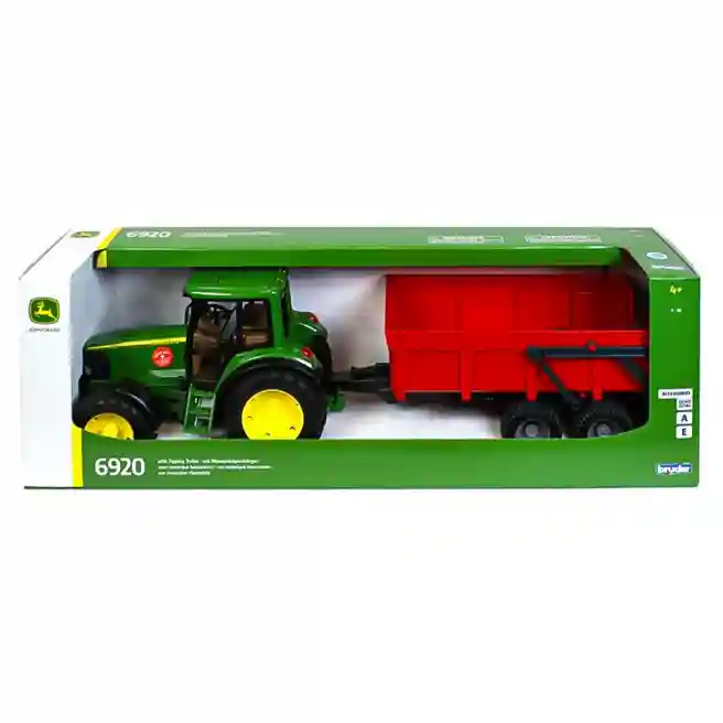 Трактор с прицепом John Deere 6920, код 49491