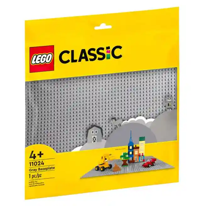 Constructor LEGO Gray Baseplate арт. 11024