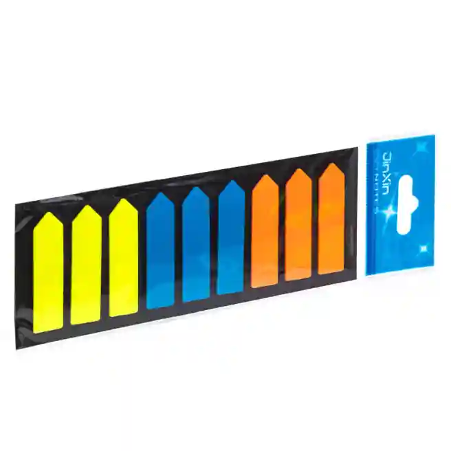 Index-uri din plastic Neon, 45x12 mm, 9 buc. x 20 foi
