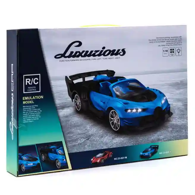 Машина 1:18 на р/у 23-6GY красная, код 442053