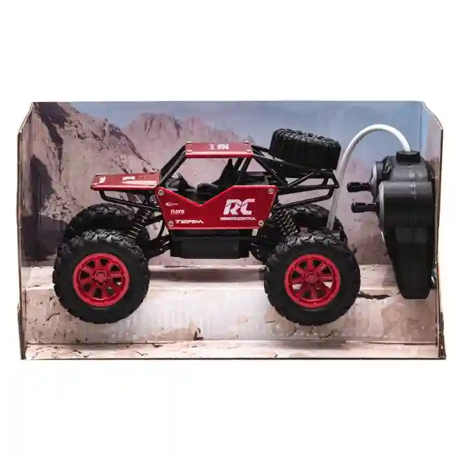 Машина 1:18 на р/у "Rock Crawler" 2029 красная, код 442029