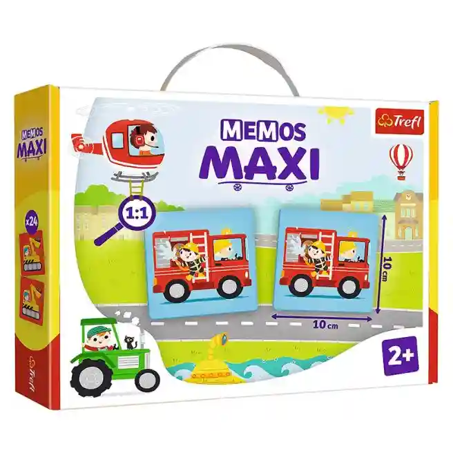TF Игра настольная Memos Maxi Vehicles, код 50148