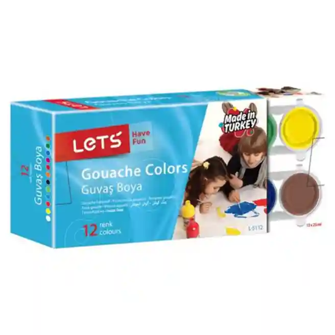LT Set guașă 12 * 25 mg., cod  50205
