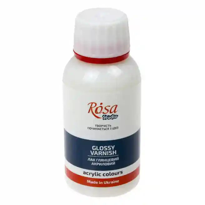 Verniș acrilic lucios, 120 ml, ROSA Studio