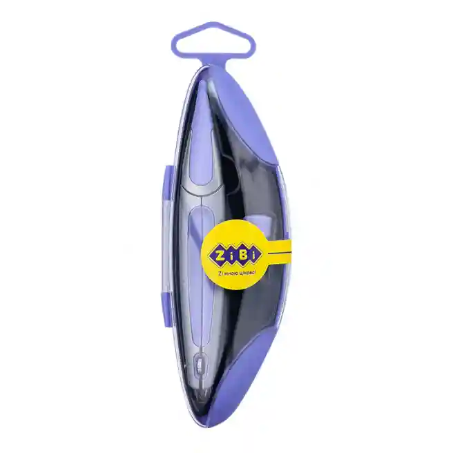 Compas ZI-Bi Start Ergo în boxă, cu mina violet