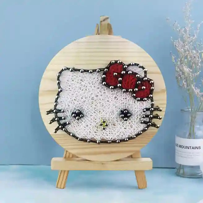 Set pentru creație String Art "Pisica", 11x11 cm