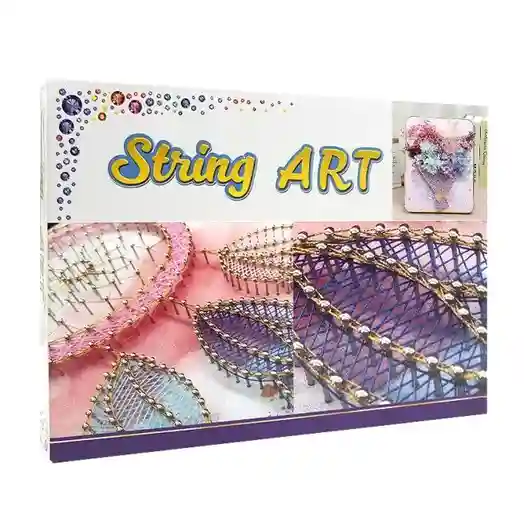 Set pentru creație String Art "Buchet de flori", 21x30 cm