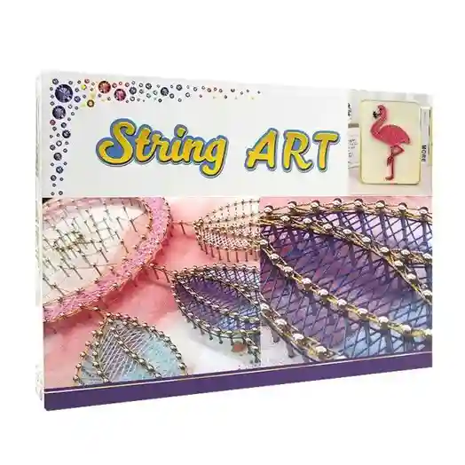 Set pentru creație String Art "Flamingo", 21x30 cm