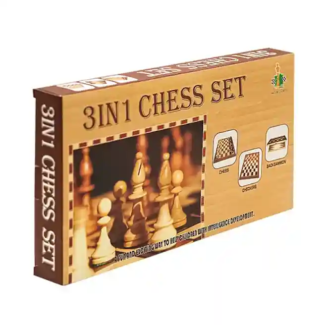 Set jocuri 3in1 (table/sah/dame) 34x17cm, cod 167602