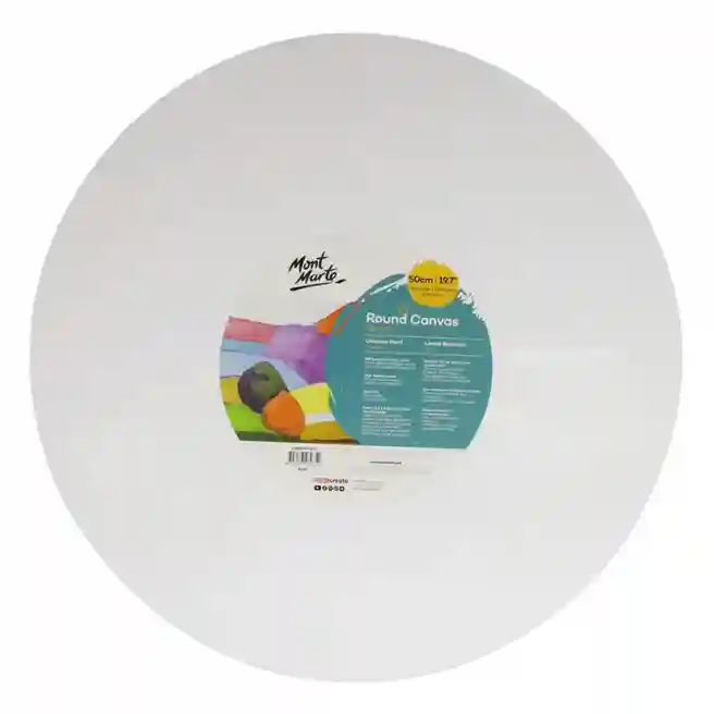 Pânză pe șasiu Signature Round, 50x50 cm, 380 gsm