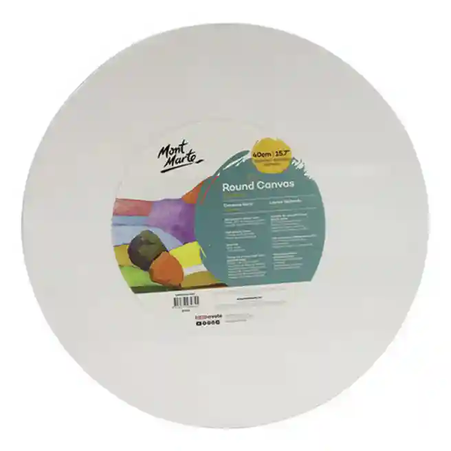 Pânză pe șasiu Signature Round, 40x40 cm, 380 gsm