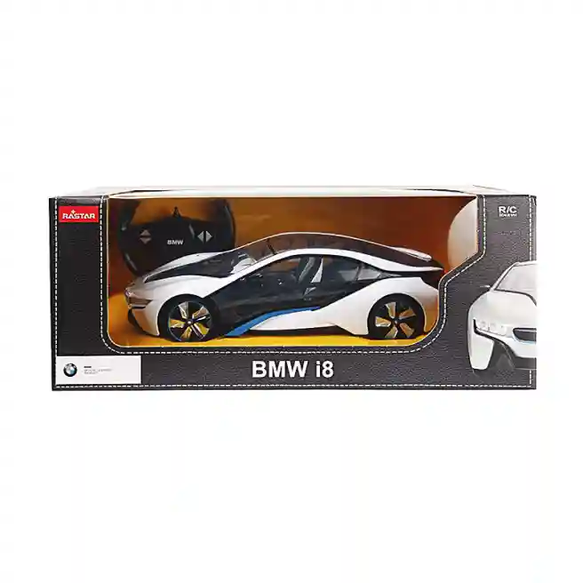 RS Masina cu telecomanda RASTAR 1:14 BMW I8, alb, cod 50536