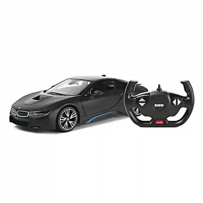 RS Mașină cu telecomandă RASTAR 1:14 BMW I8 neagra, cod 50625