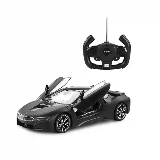 RS Mașină cu telecomandă RASTAR 1:14 BMW I8 neagra, cod 50625