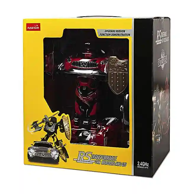 RS Mașină-transformer RASTAR 1:14 Mercedes, roșu, сod 50627