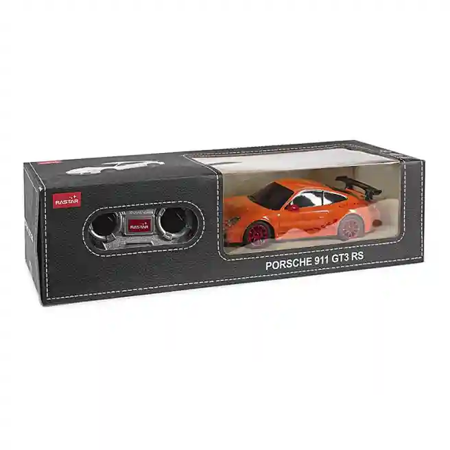 RS Машина р/у RASTAR 1:24 Porsche GT3 RS, оранж, код 50639