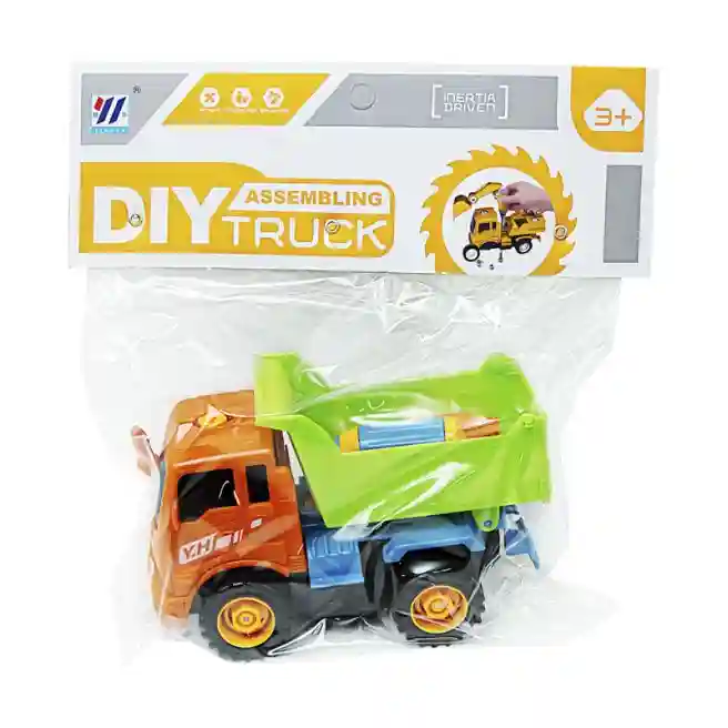 Игрушка Инерционный грузовик, оранжевый, код 492005