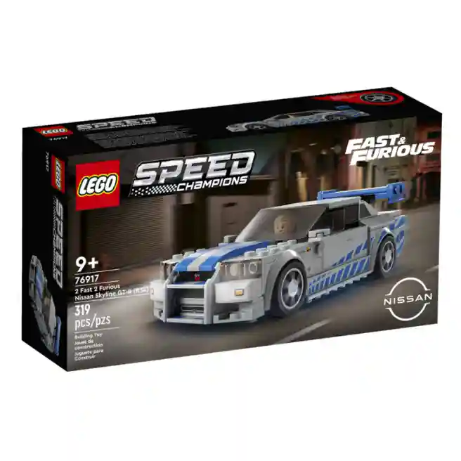 Constructor LEGO Speed Champions 2 Форсаж 2 Nissan Skyline GT-R (R34),  арт. 76917
