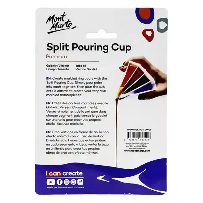 Cupa-split din silicon pentru turnarea acrilului