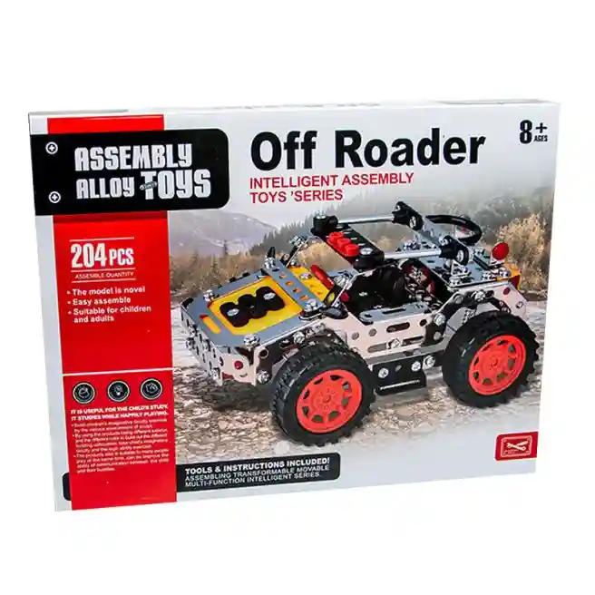 Конструктор метал. "Off Roader"  204 дет., код 173008