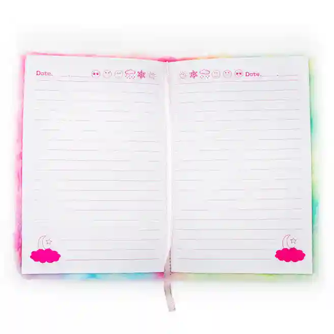 Carnet notițe A5 pufoasă, cu animăluțe