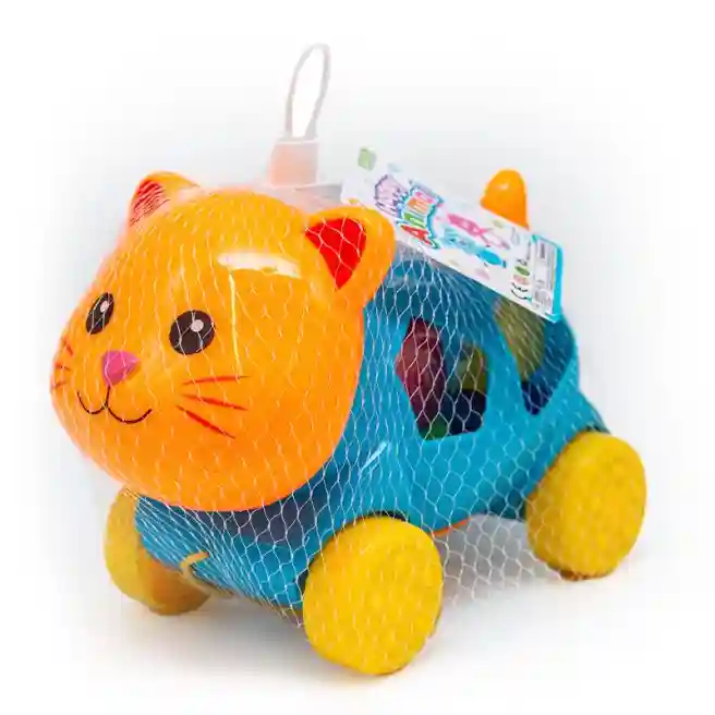 Jucărie sortator "Pisică", albastră, cod 532083
