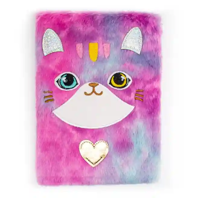 Записная книжка A5, пушистая, Cat Face