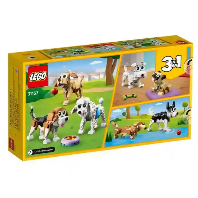 Конструктор  LEGO Creator 3в1 Очаровательные собаки, арт 31137