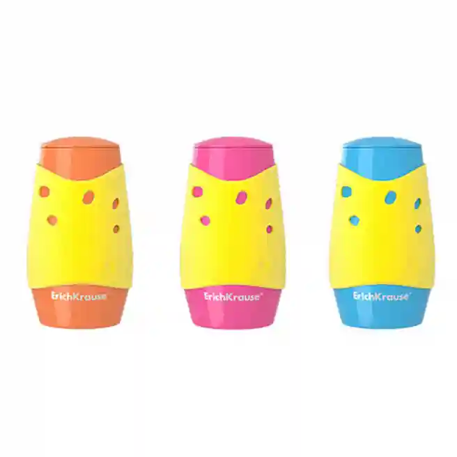 Ascuțitoare ErichKrause CHEESE dubla cu container