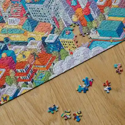 TF Puzzle  "1000 UFT" - Orașe Imaginare: Roma, Italia, cod 51177