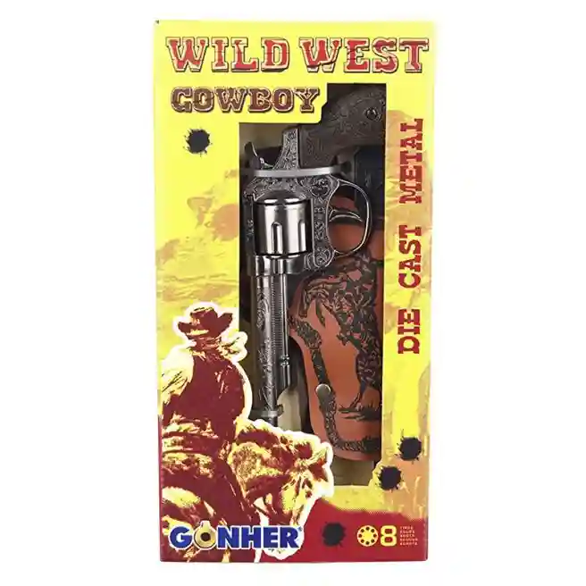 Набор "Wild West": револьвер (8 зарядный), кобура, значок, код 53267