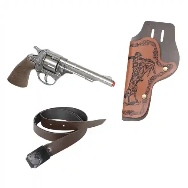 Набор "Wild West": револьвер (8 зарядный), кобура, значок, код 53267