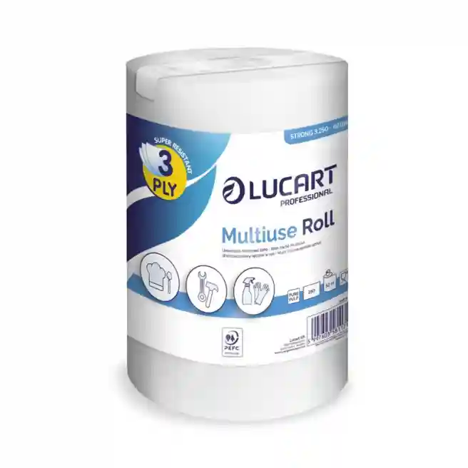Prosoape de hârtie Lucart Strong, 3 straturi