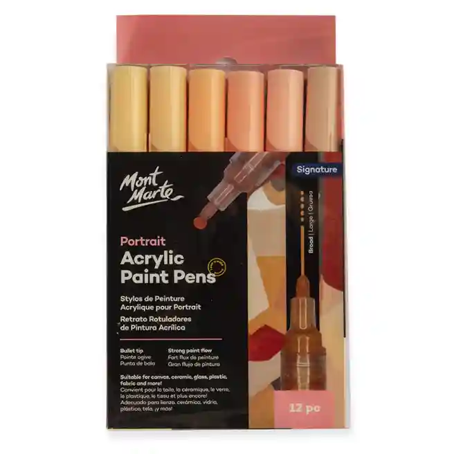 Set de markere pentru portrete 12 bucăți, nuanțele pielii