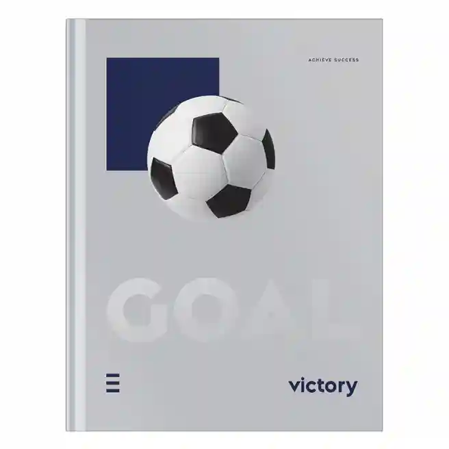 Carnet de notițe A5 pătrățele 80 foi BG "Succeed", soft-touch, lac selectiv
