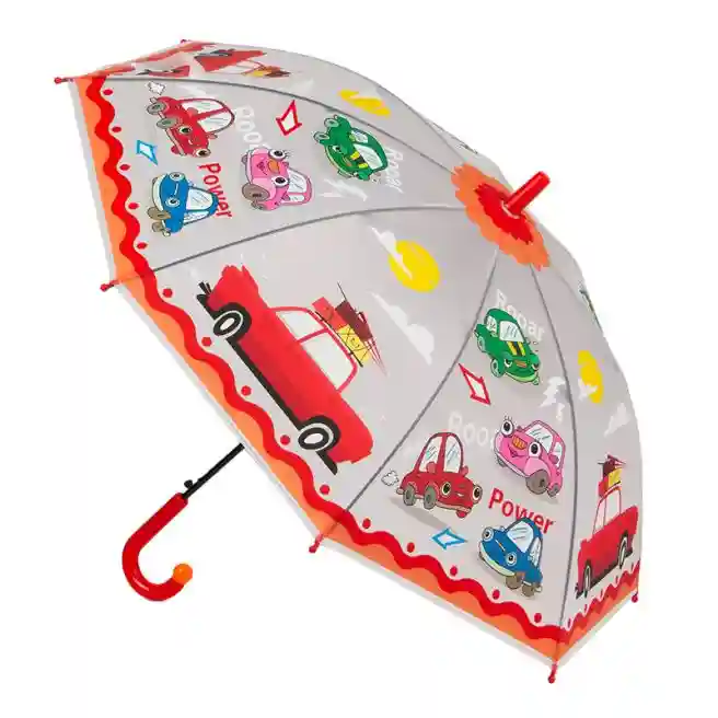 Umbrelă pentru copii animale, roșie, cod 180019